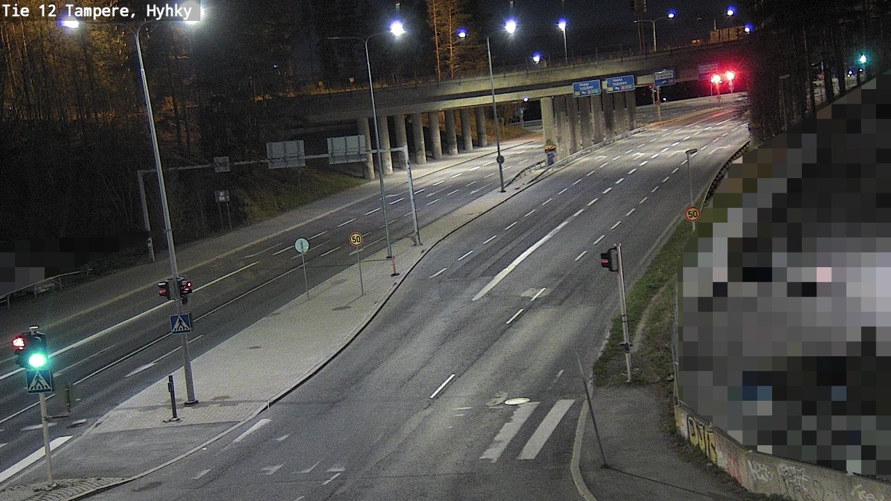 Weather Camera Image Road 12 Tampere, Hyhky, Tampere, Pirkanmaa