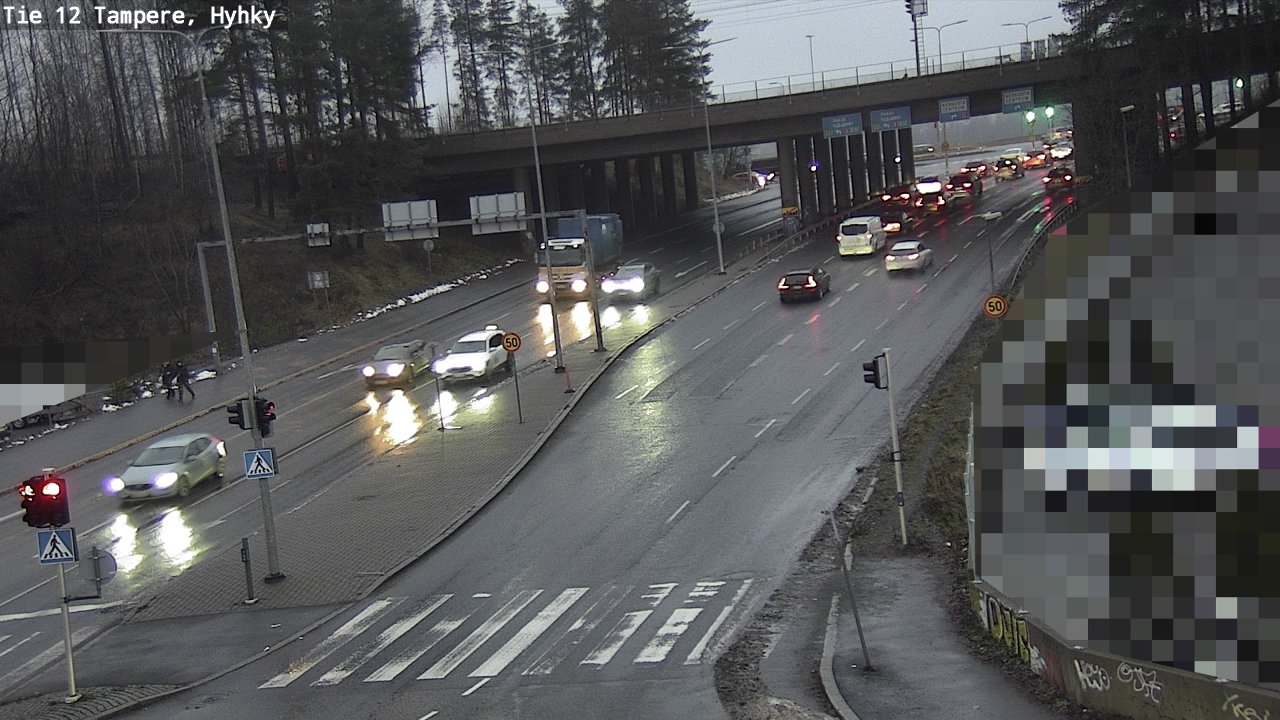 Weather Camera Image Väg 12 Tammerfors, Hyhky, Tampere, Pirkanmaa