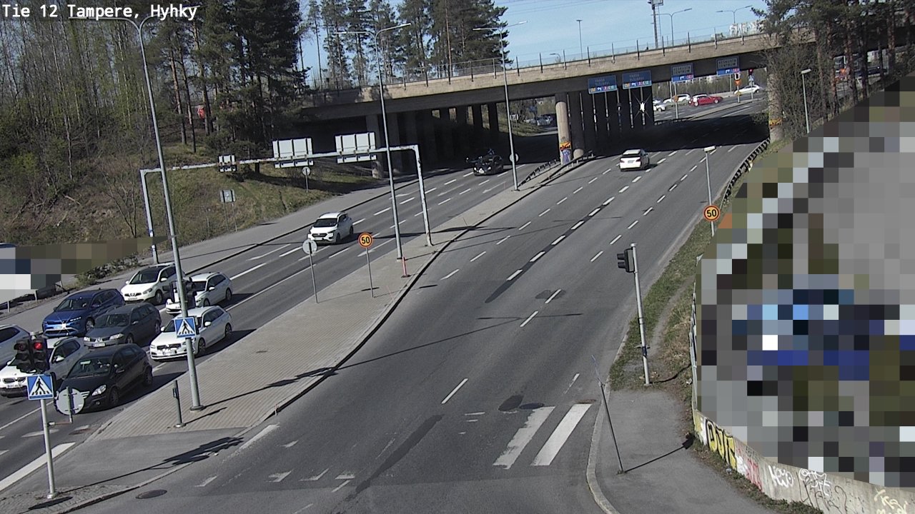 Weather Camera Image Road 12 Tampere, Hyhky, Tampere, Pirkanmaa