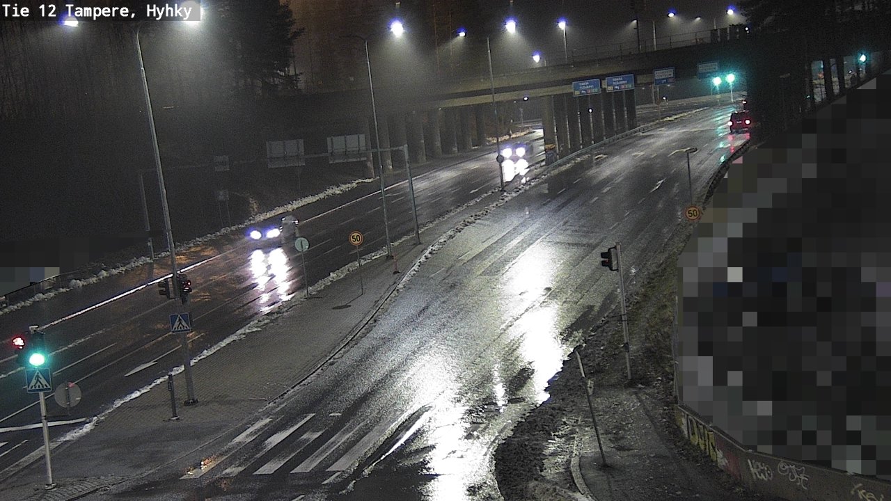 Weather Camera Image Väg 12 Tammerfors, Hyhky, Tampere, Pirkanmaa