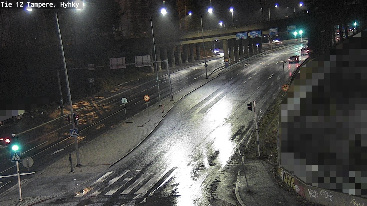 Weather Camera Image Väg 12 Tammerfors, Hyhky, Tampere, Pirkanmaa