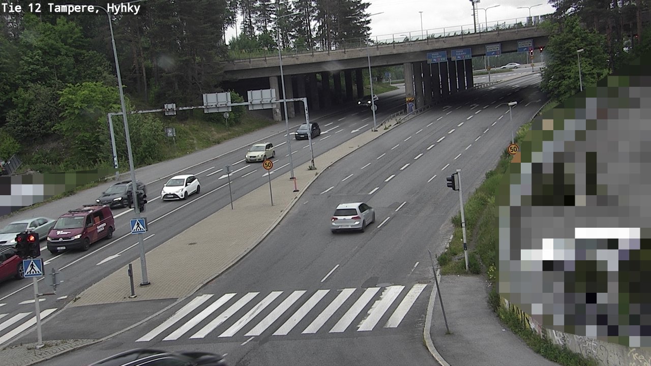 Weather Camera Image Road 12 Tampere, Hyhky, Tampere, Pirkanmaa