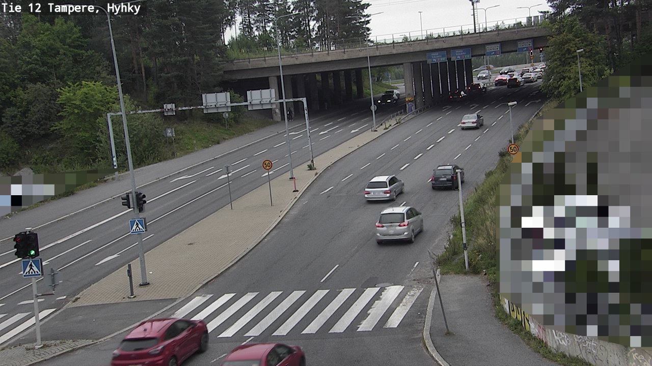 Weather Camera Image Väg 12 Tammerfors, Hyhky, Tampere, Pirkanmaa