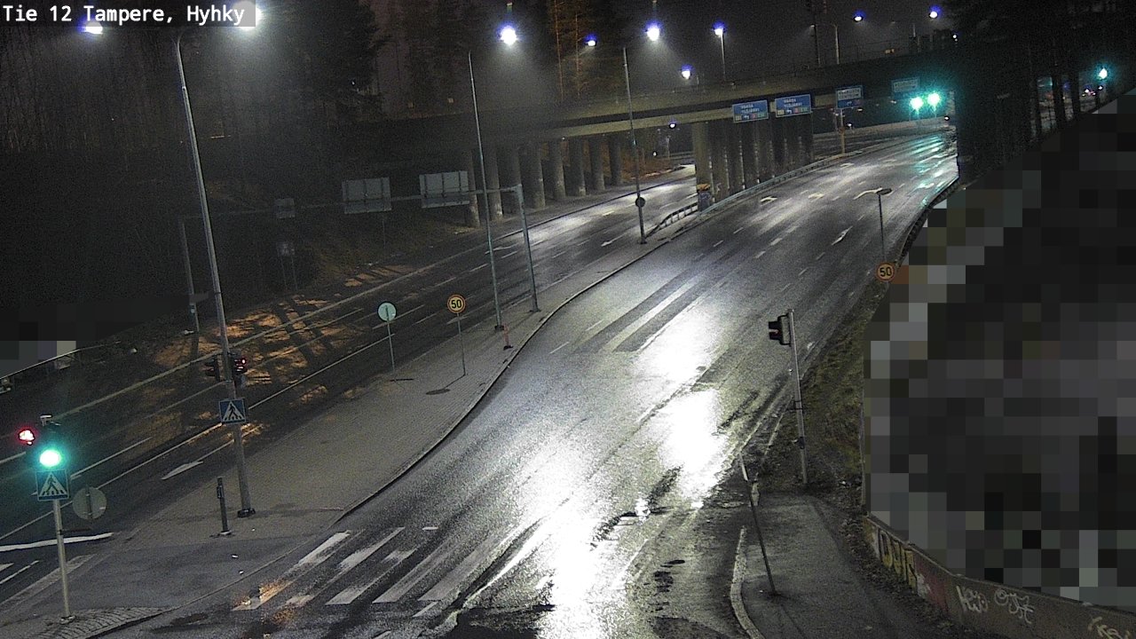 Weather Camera Image Väg 12 Tammerfors, Hyhky, Tampere, Pirkanmaa