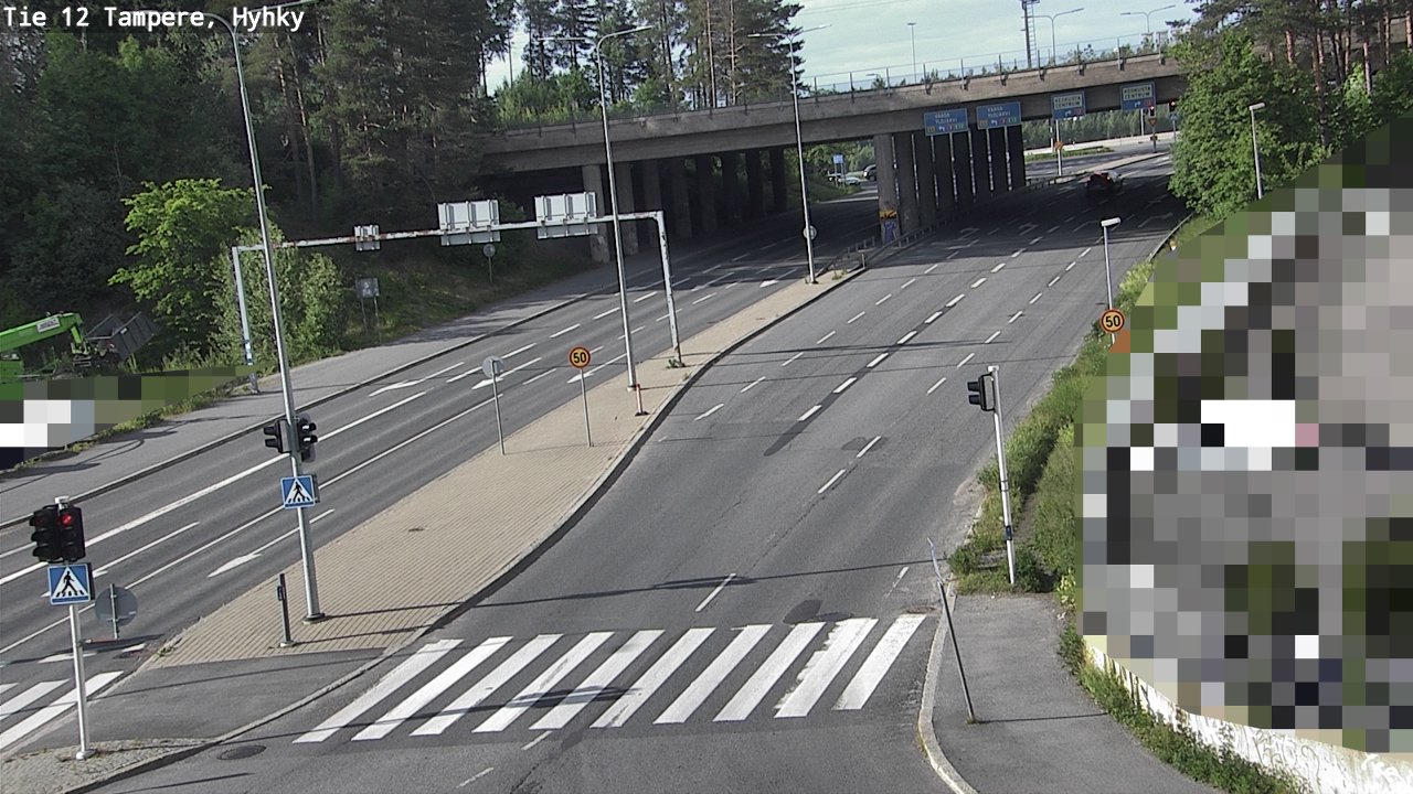 Weather Camera Image Väg 12 Tammerfors, Hyhky, Tampere, Pirkanmaa