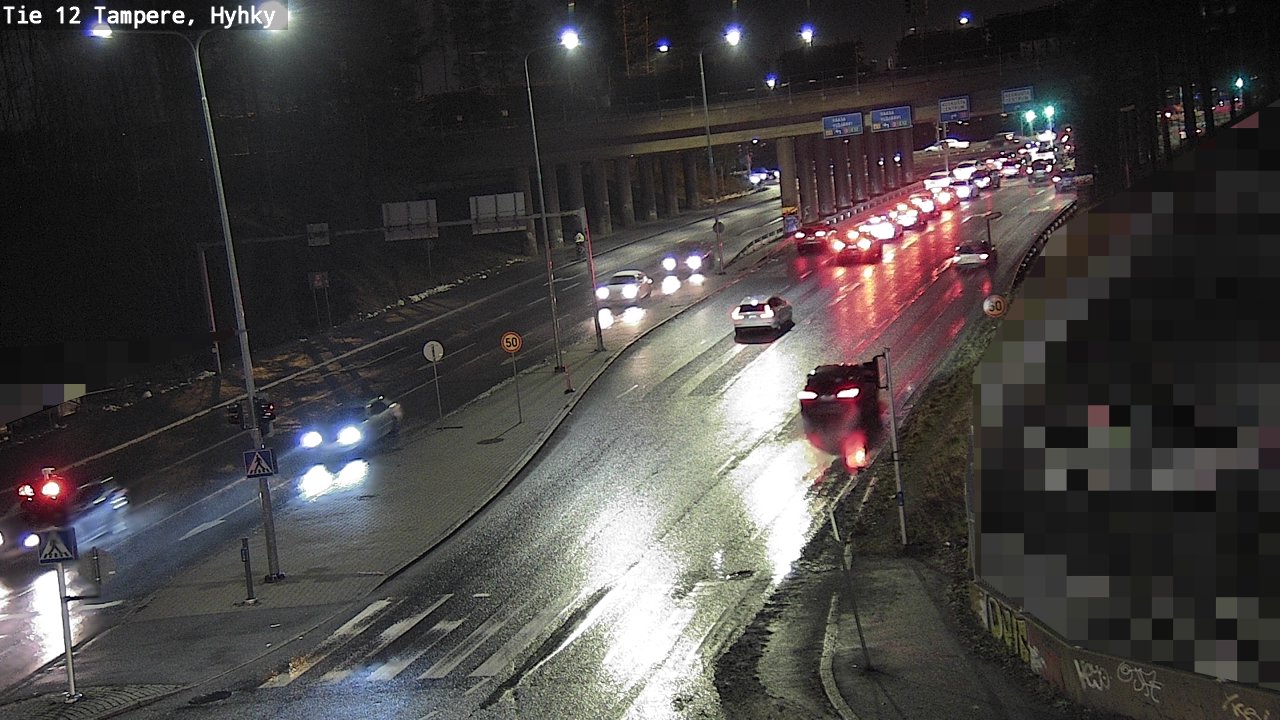 Weather Camera Image Väg 12 Tammerfors, Hyhky, Tampere, Pirkanmaa