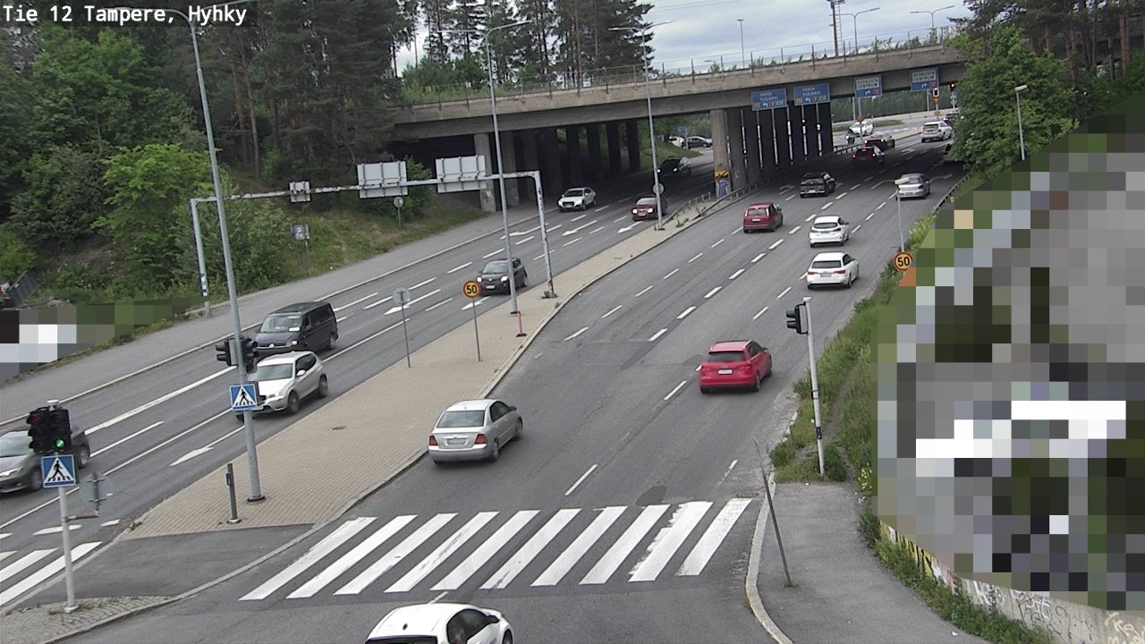 Weather Camera Image Road 12 Tampere, Hyhky, Tampere, Pirkanmaa