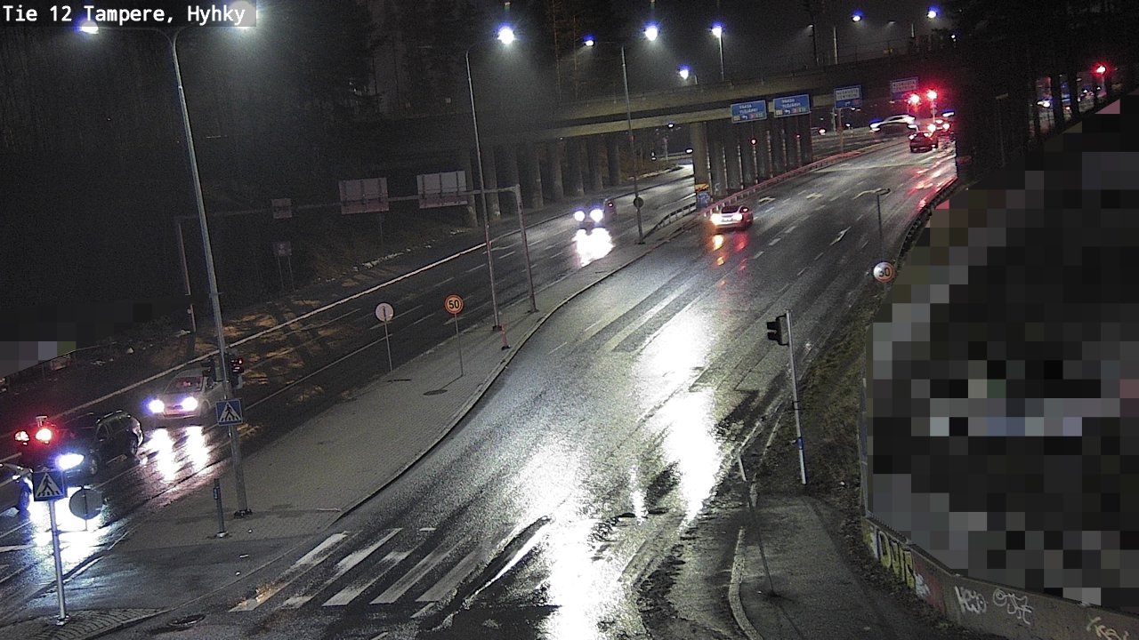 Weather Camera Image Väg 12 Tammerfors, Hyhky, Tampere, Pirkanmaa
