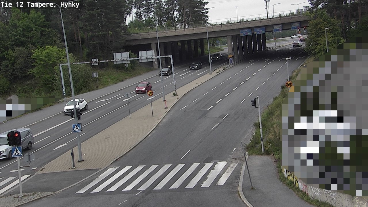 Weather Camera Image Väg 12 Tammerfors, Hyhky, Tampere, Pirkanmaa