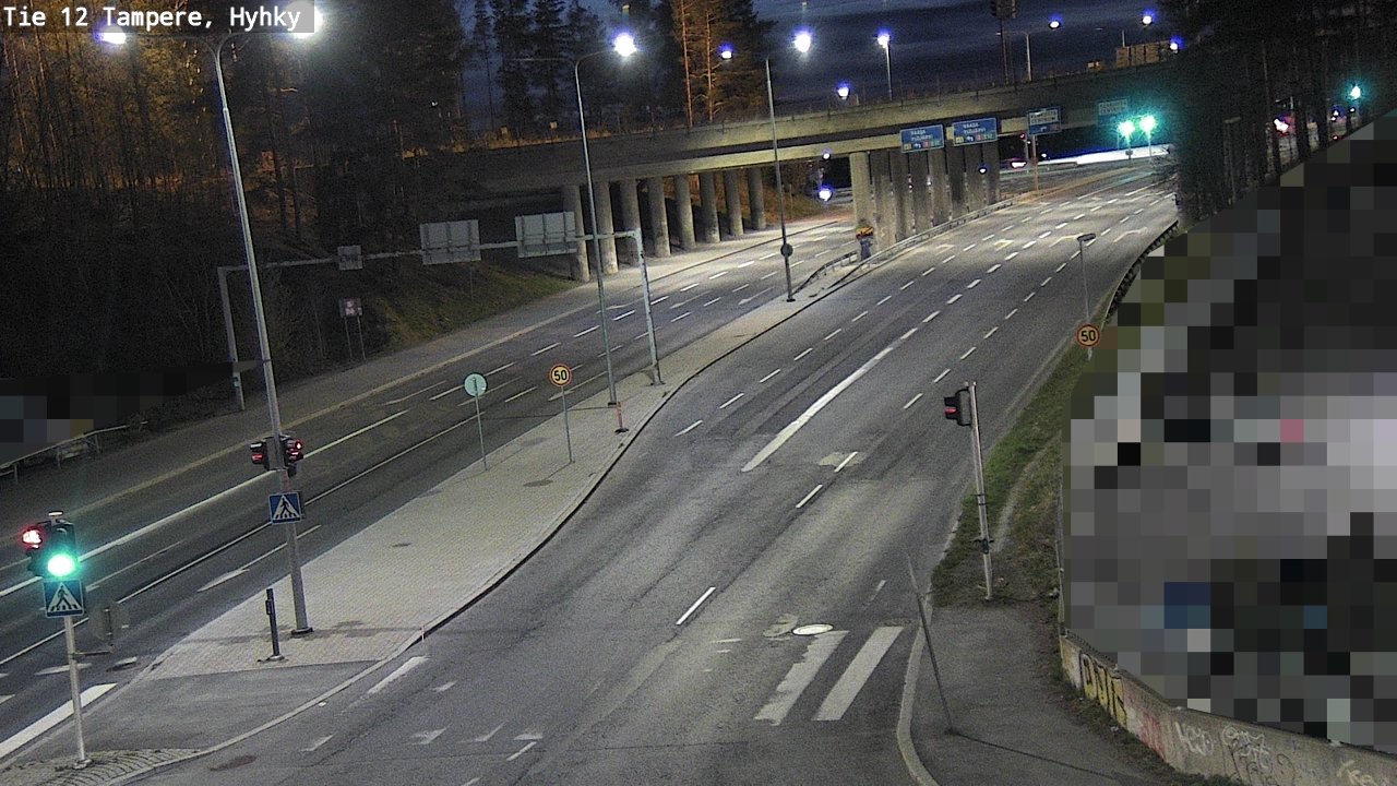 Weather Camera Image Road 12 Tampere, Hyhky, Tampere, Pirkanmaa