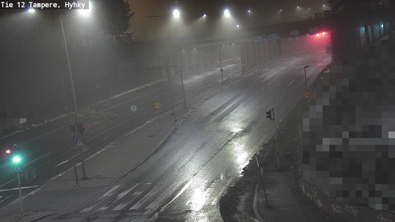 Weather Camera Image Väg 12 Tammerfors, Hyhky, Tampere, Pirkanmaa