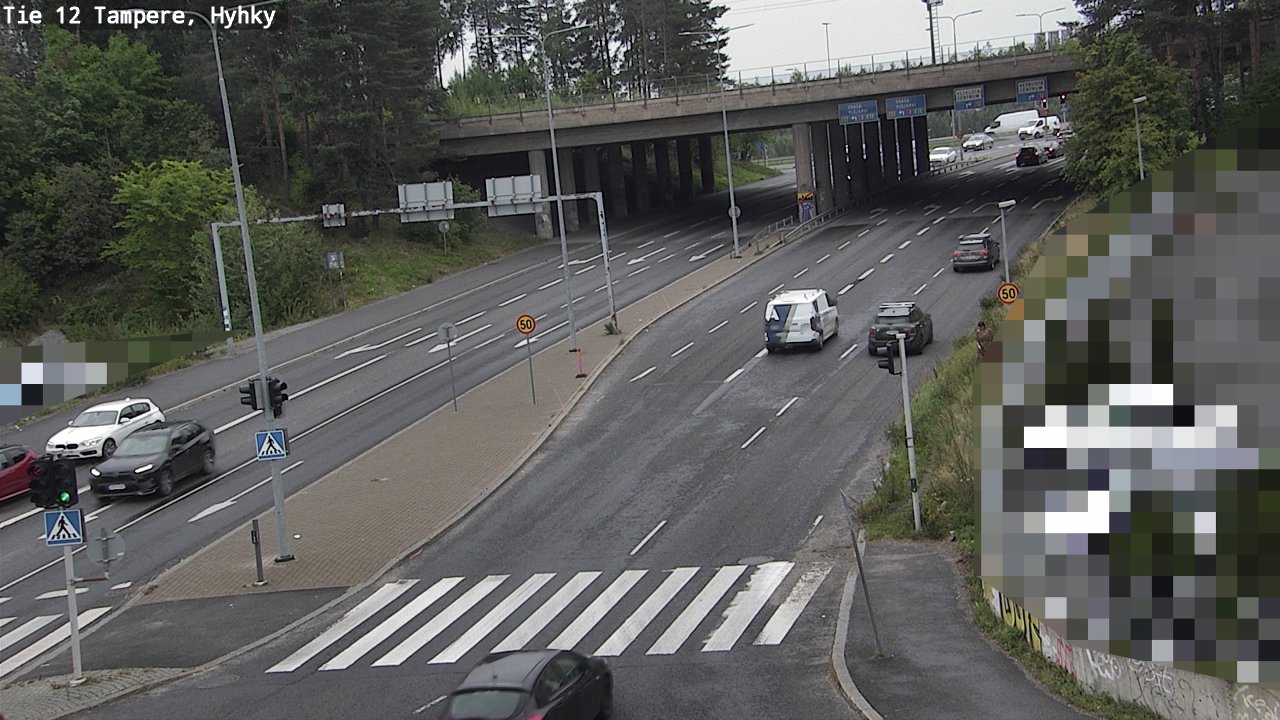 Weather Camera Image Väg 12 Tammerfors, Hyhky, Tampere, Pirkanmaa