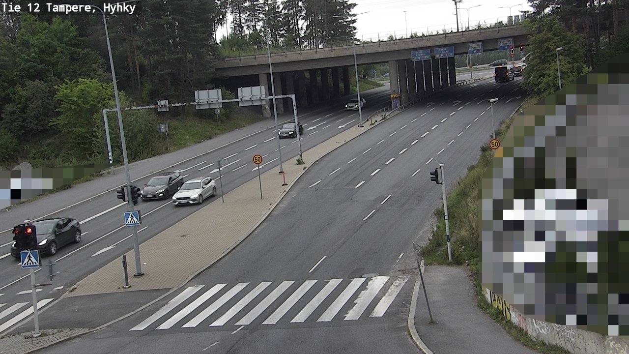 Weather Camera Image Väg 12 Tammerfors, Hyhky, Tampere, Pirkanmaa