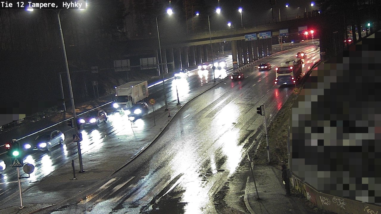 Weather Camera Image Väg 12 Tammerfors, Hyhky, Tampere, Pirkanmaa