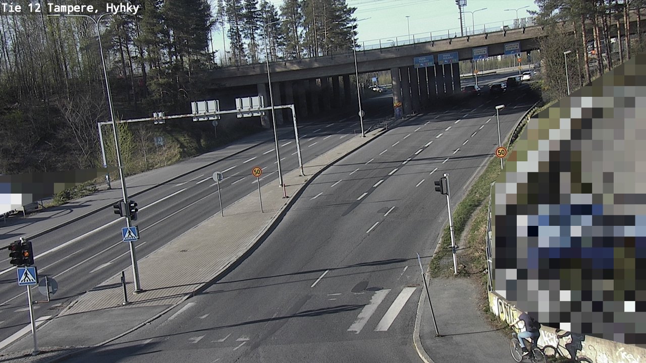 Weather Camera Image Road 12 Tampere, Hyhky, Tampere, Pirkanmaa