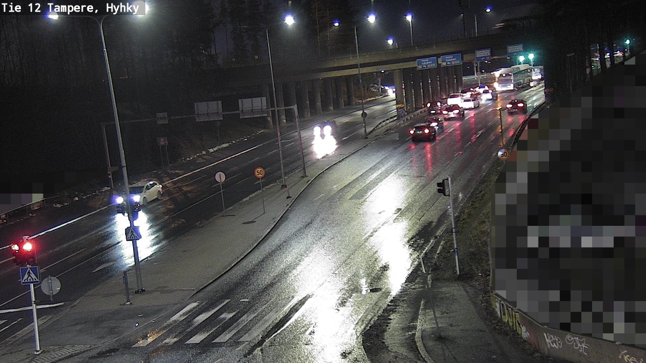 Weather Camera Image Väg 12 Tammerfors, Hyhky, Tampere, Pirkanmaa