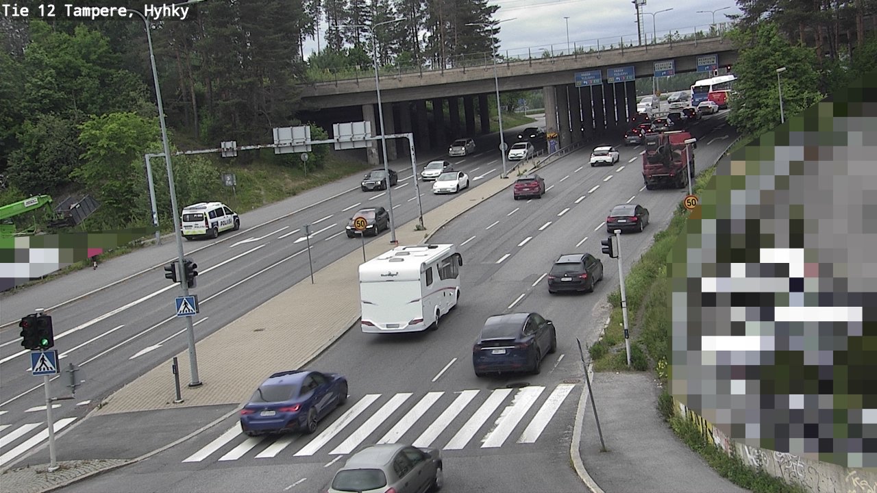 Weather Camera Image Road 12 Tampere, Hyhky, Tampere, Pirkanmaa