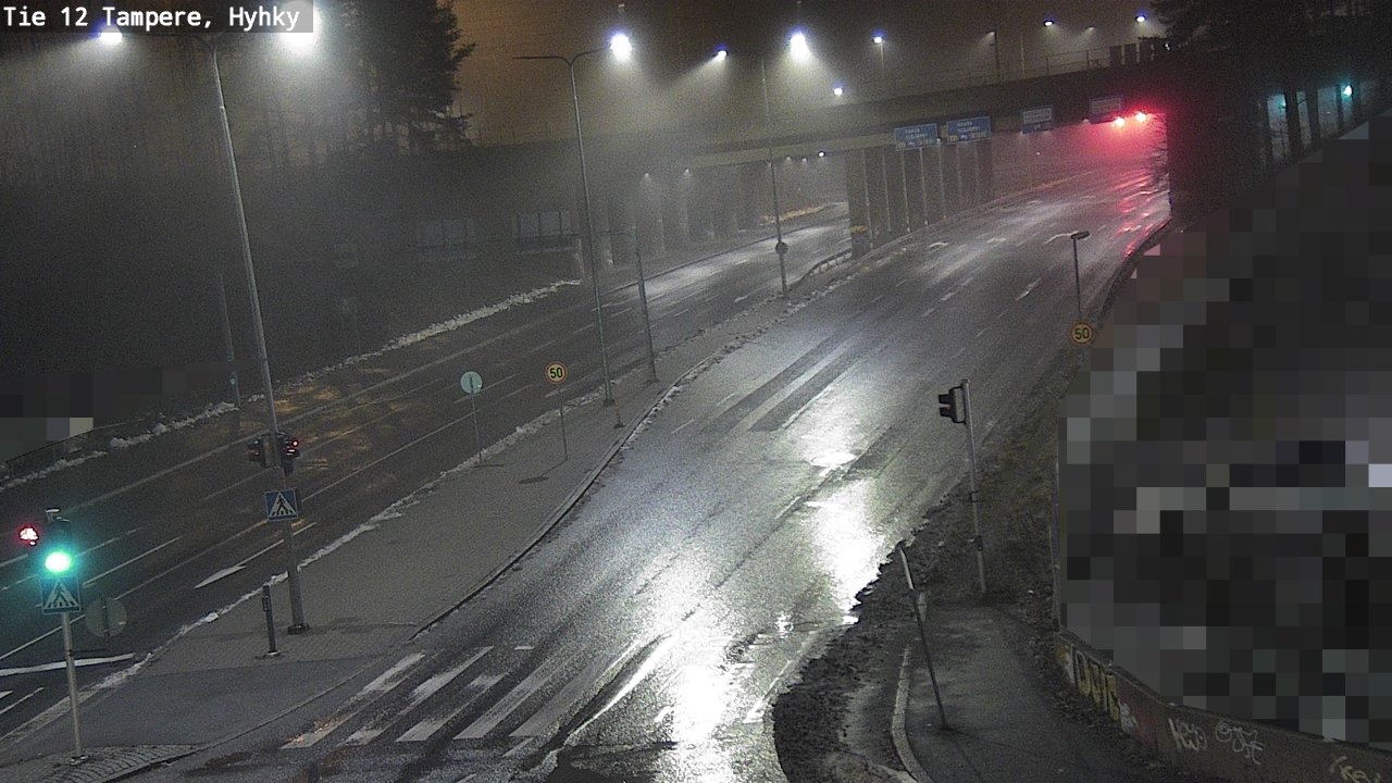Weather Camera Image Väg 12 Tammerfors, Hyhky, Tampere, Pirkanmaa