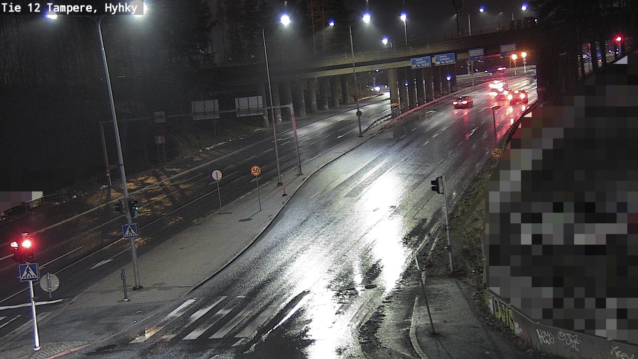 Weather Camera Image Väg 12 Tammerfors, Hyhky, Tampere, Pirkanmaa