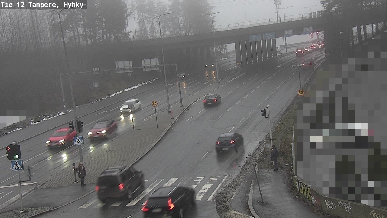 Weather Camera Image Väg 12 Tammerfors, Hyhky, Tampere, Pirkanmaa