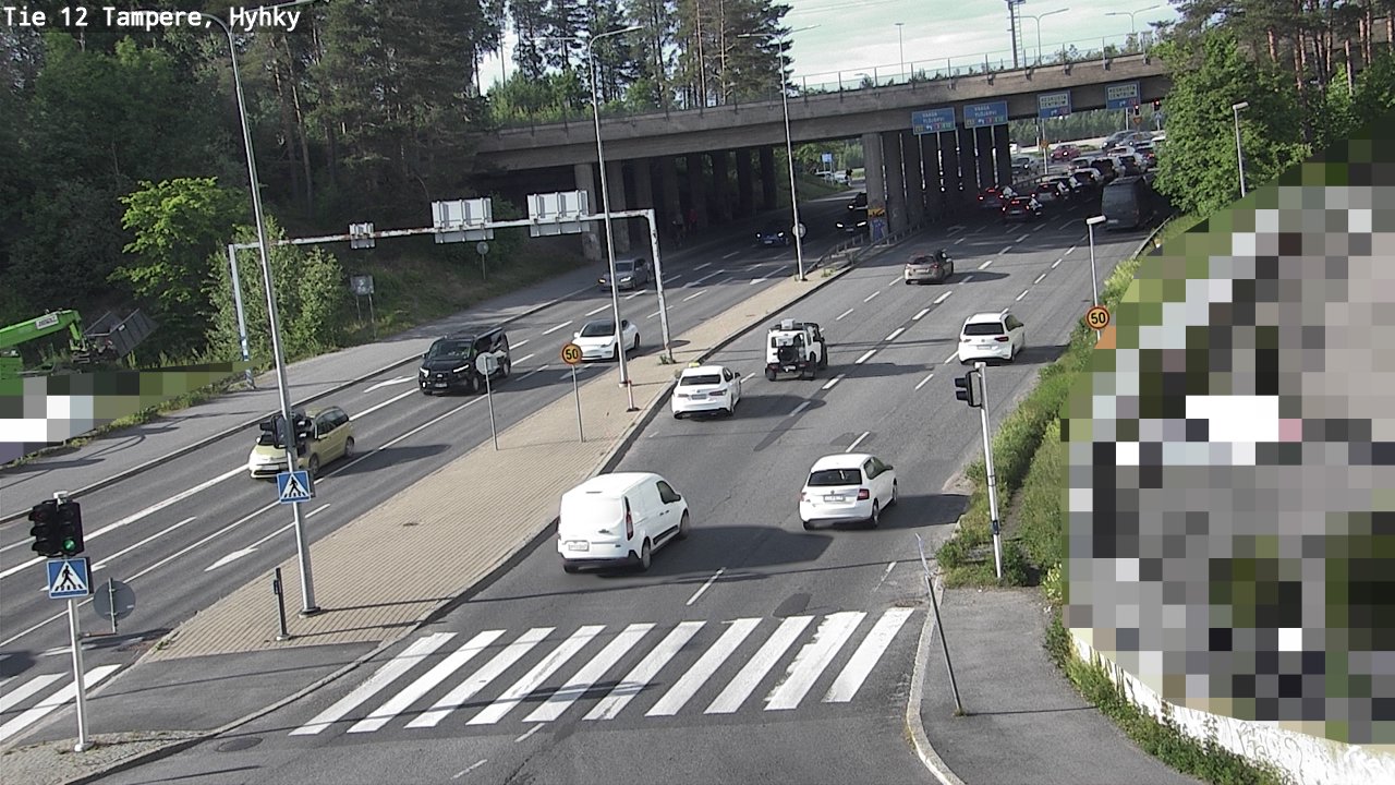Weather Camera Image Väg 12 Tammerfors, Hyhky, Tampere, Pirkanmaa