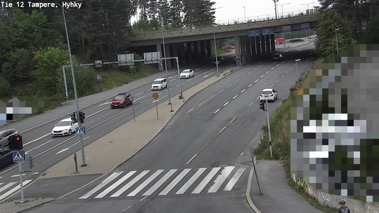 Weather Camera Image Väg 12 Tammerfors, Hyhky, Tampere, Pirkanmaa
