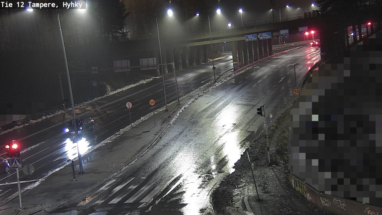 Weather Camera Image Väg 12 Tammerfors, Hyhky, Tampere, Pirkanmaa
