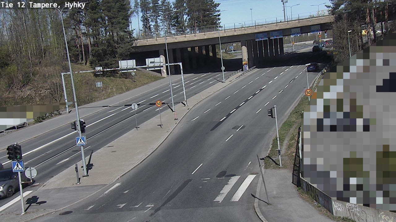 Weather Camera Image Road 12 Tampere, Hyhky, Tampere, Pirkanmaa