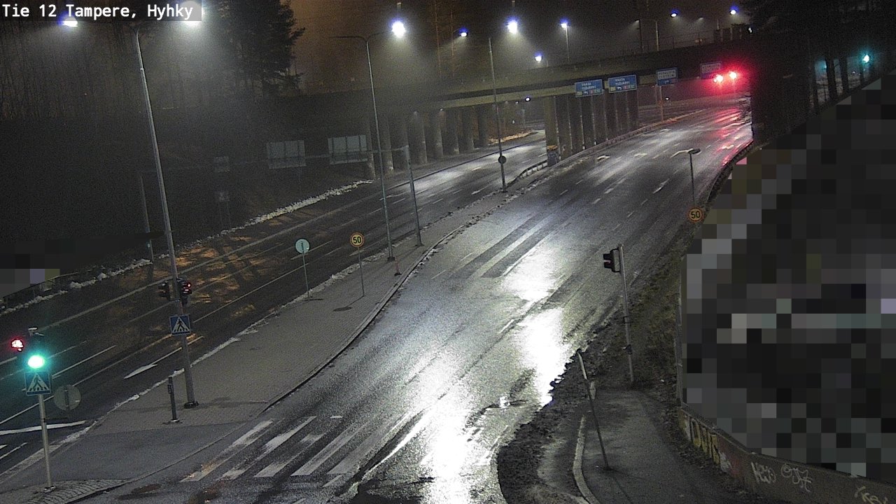 Weather Camera Image Väg 12 Tammerfors, Hyhky, Tampere, Pirkanmaa