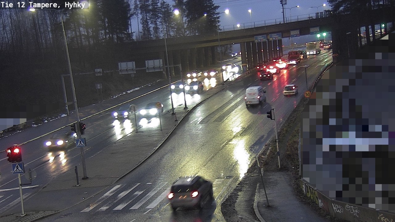 Weather Camera Image Väg 12 Tammerfors, Hyhky, Tampere, Pirkanmaa