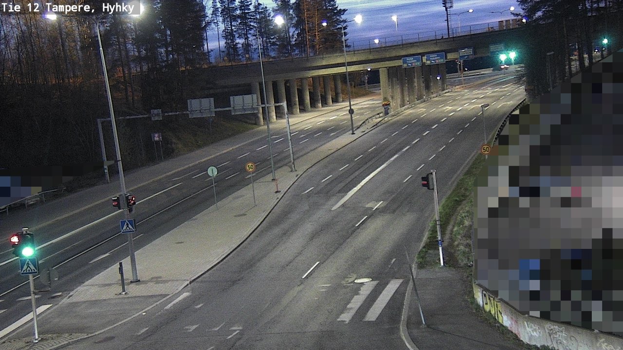 Weather Camera Image Road 12 Tampere, Hyhky, Tampere, Pirkanmaa