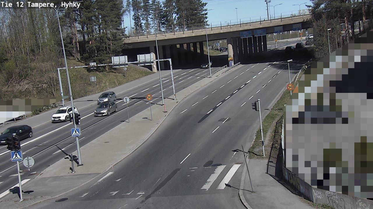 Weather Camera Image Road 12 Tampere, Hyhky, Tampere, Pirkanmaa