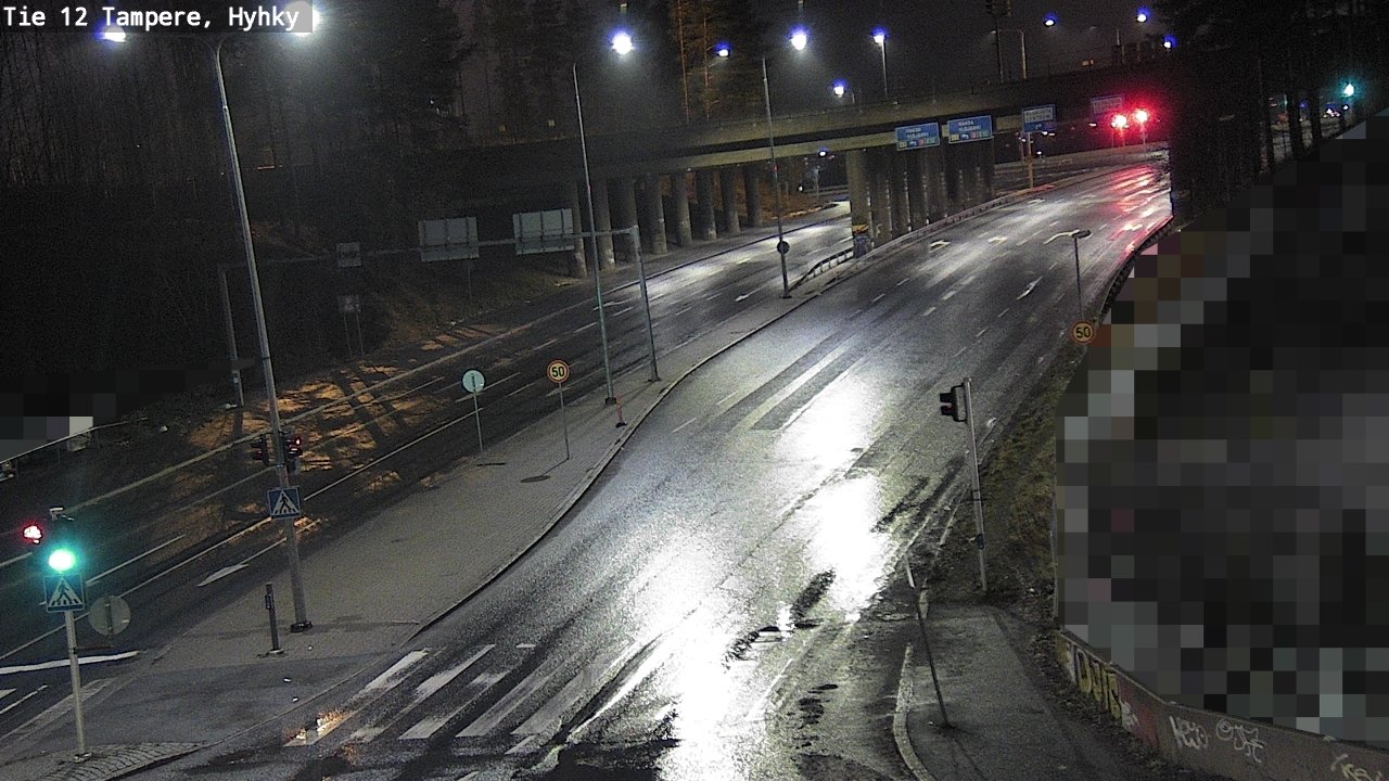 Weather Camera Image Väg 12 Tammerfors, Hyhky, Tampere, Pirkanmaa