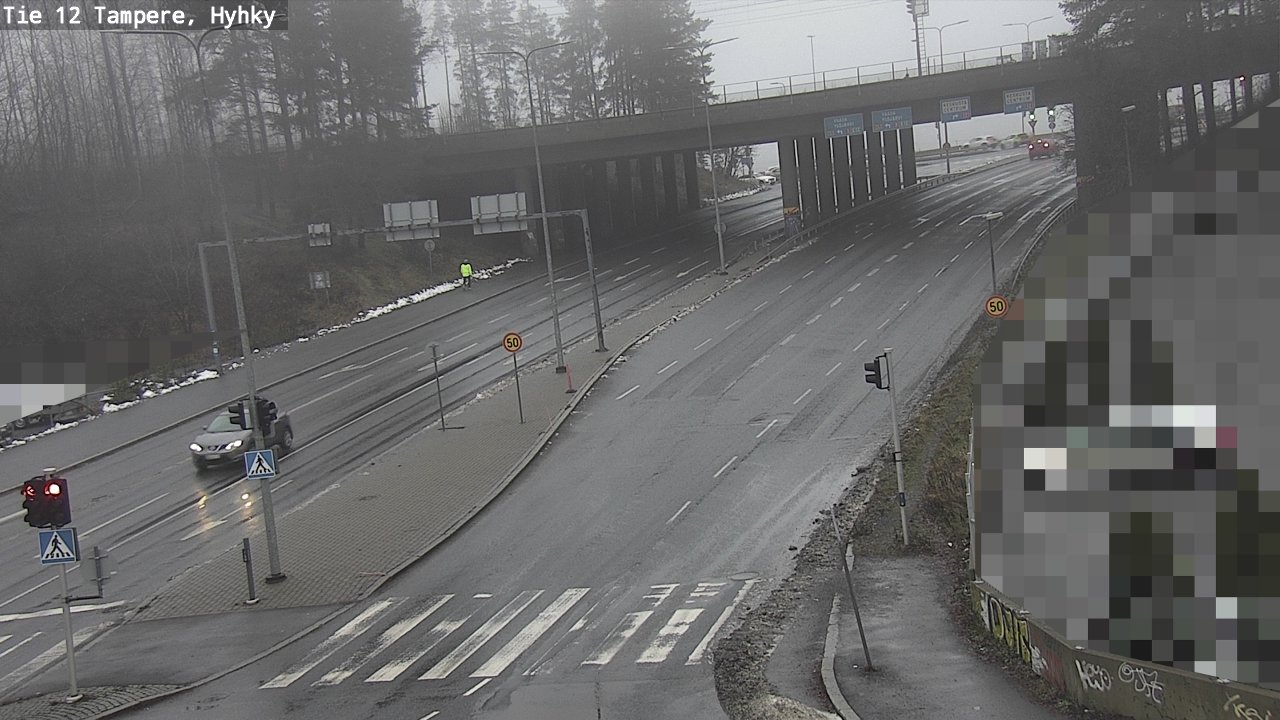 Weather Camera Image Väg 12 Tammerfors, Hyhky, Tampere, Pirkanmaa
