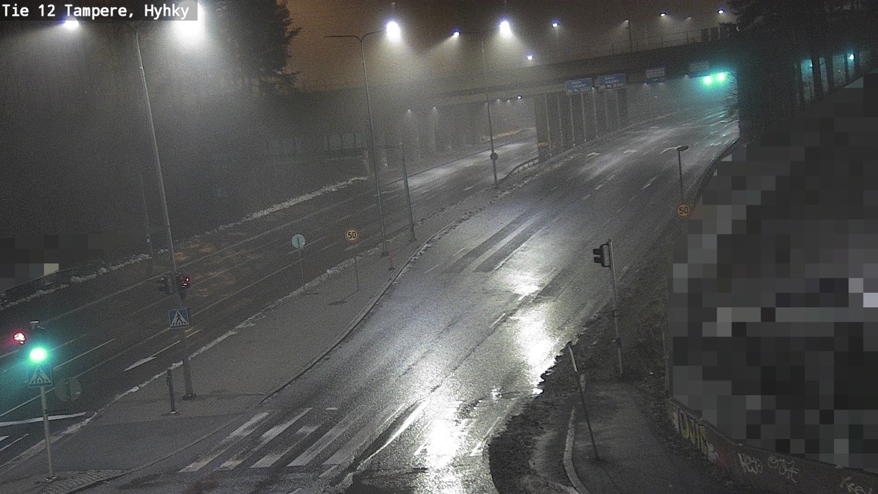 Weather Camera Image Väg 12 Tammerfors, Hyhky, Tampere, Pirkanmaa