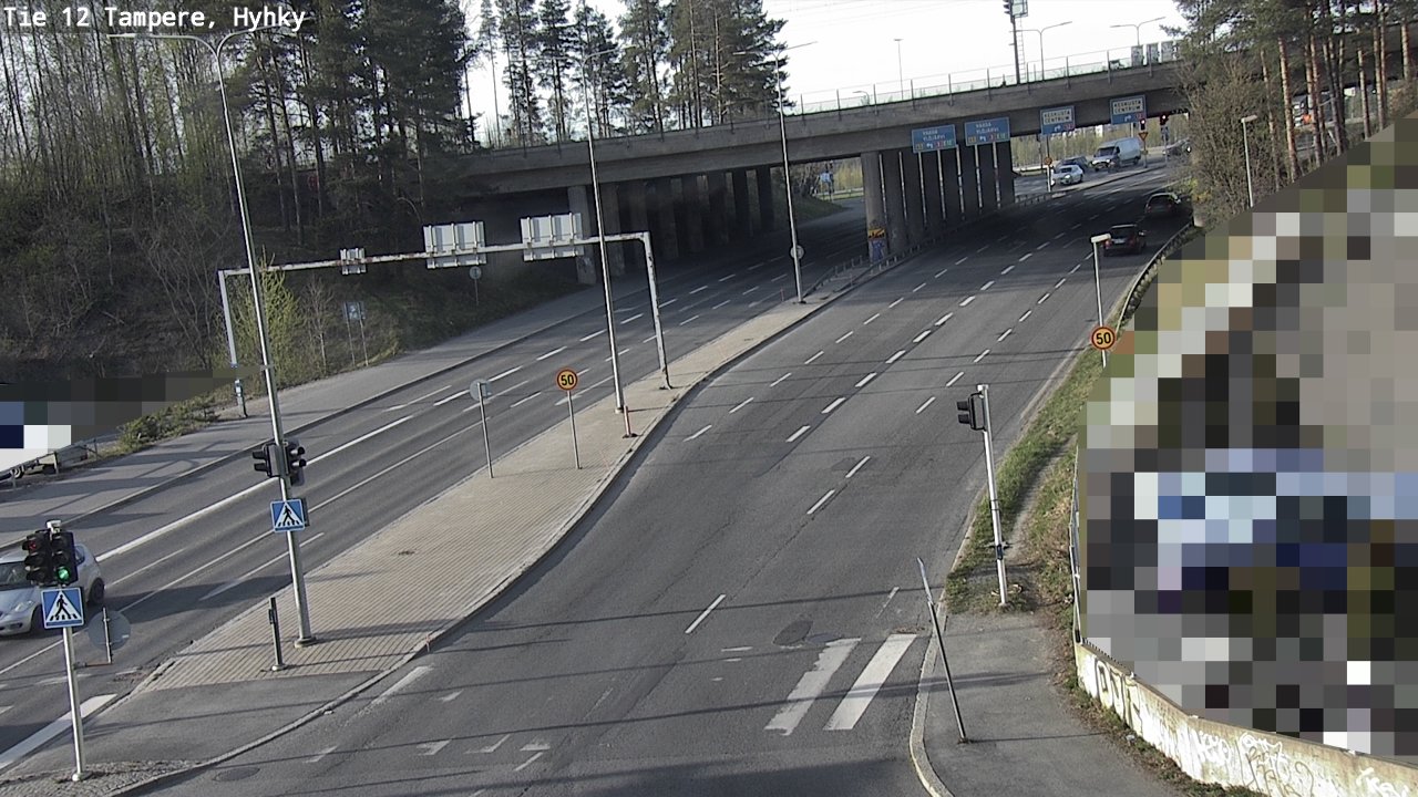 Weather Camera Image Road 12 Tampere, Hyhky, Tampere, Pirkanmaa