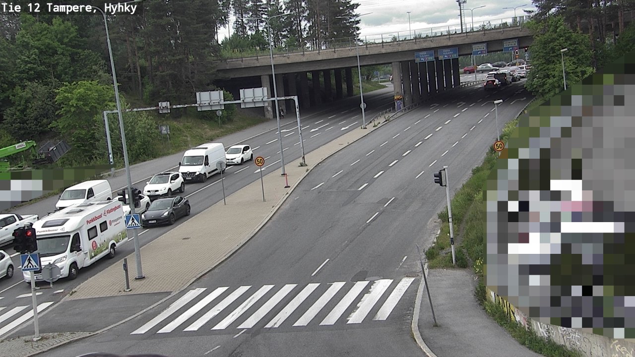 Weather Camera Image Road 12 Tampere, Hyhky, Tampere, Pirkanmaa