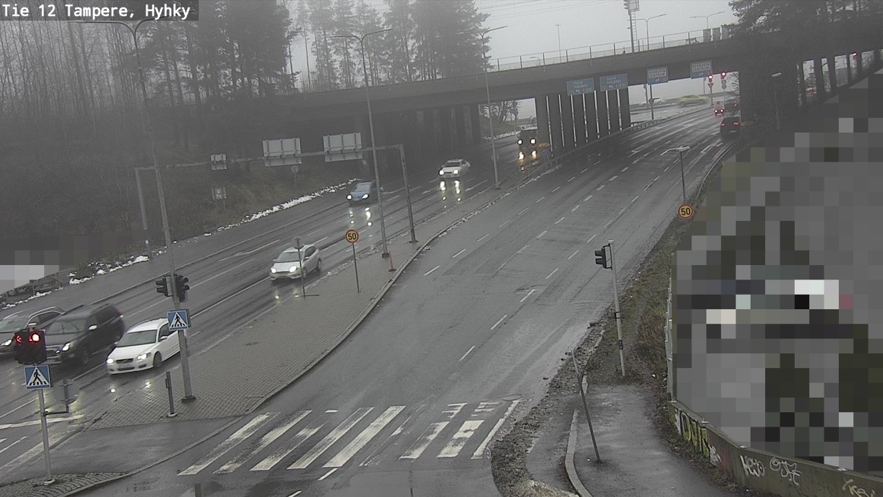 Weather Camera Image Väg 12 Tammerfors, Hyhky, Tampere, Pirkanmaa