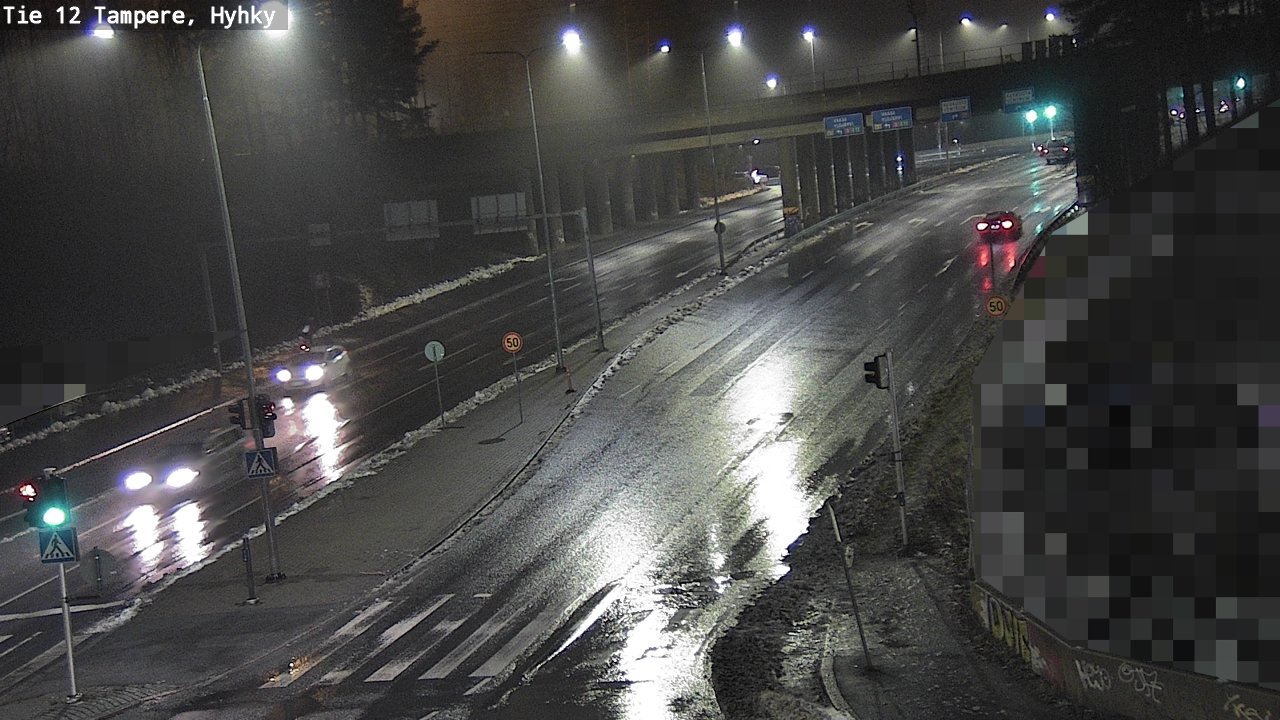 Weather Camera Image Väg 12 Tammerfors, Hyhky, Tampere, Pirkanmaa