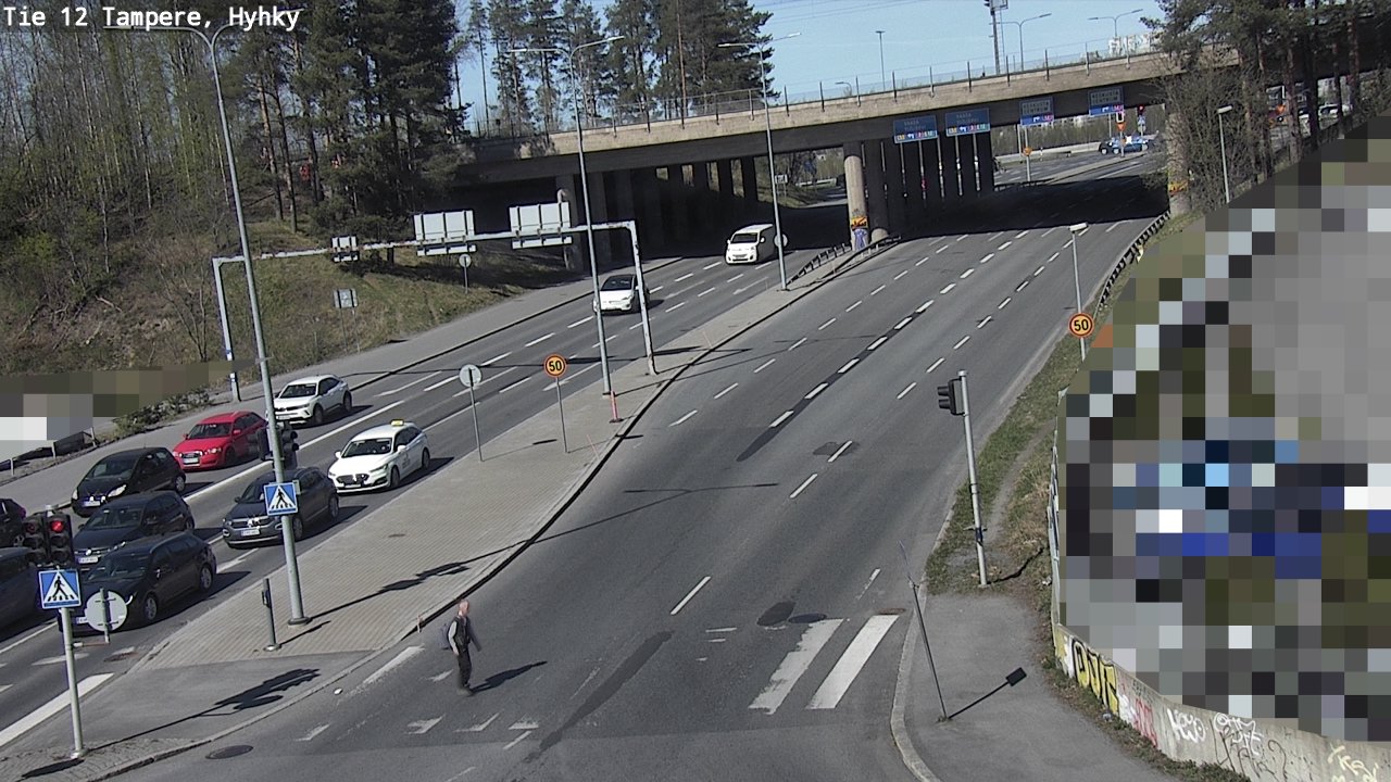 Weather Camera Image Road 12 Tampere, Hyhky, Tampere, Pirkanmaa