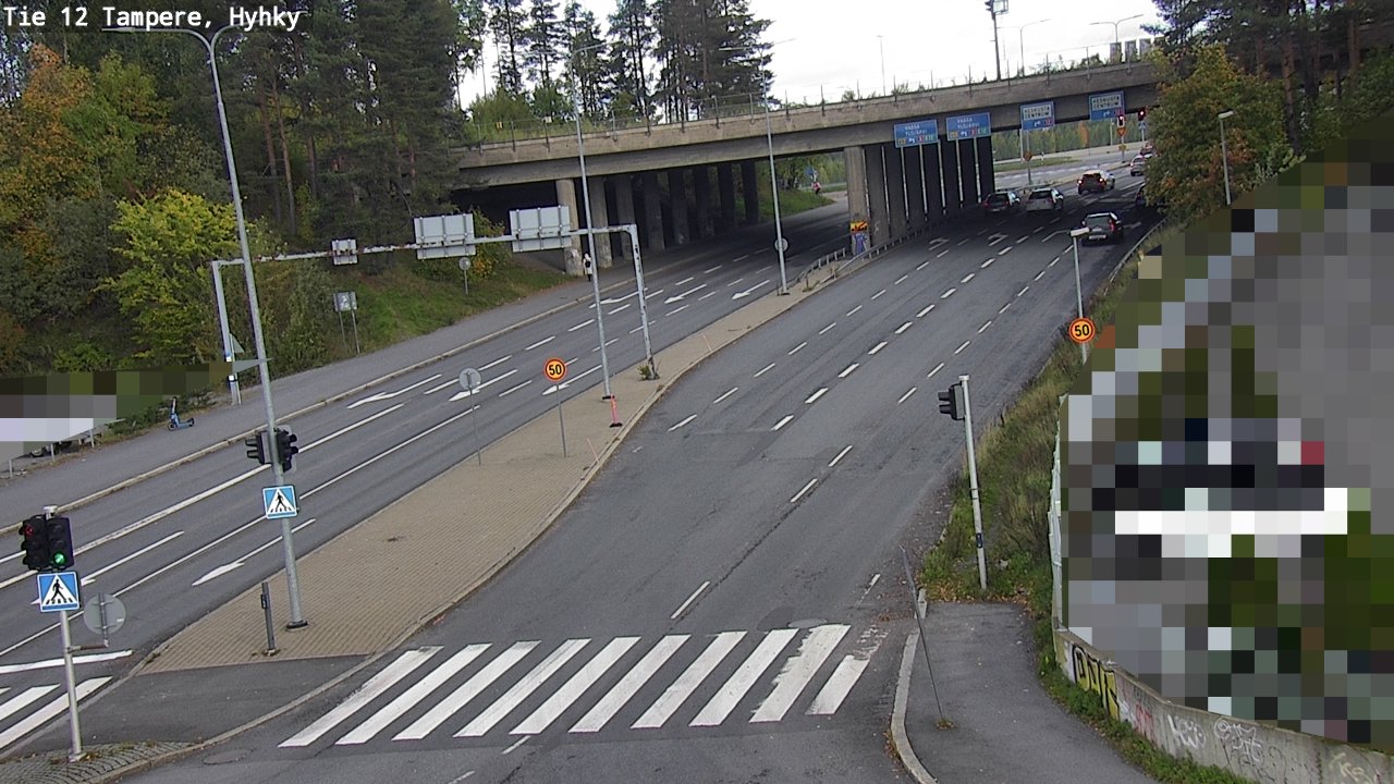Weather Camera Image Road 12 Tampere, Hyhky, Tampere, Pirkanmaa