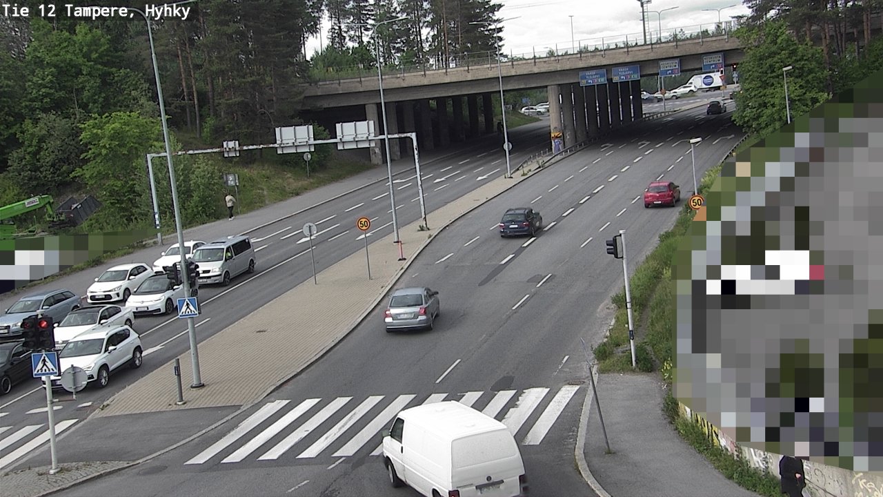 Weather Camera Image Road 12 Tampere, Hyhky, Tampere, Pirkanmaa