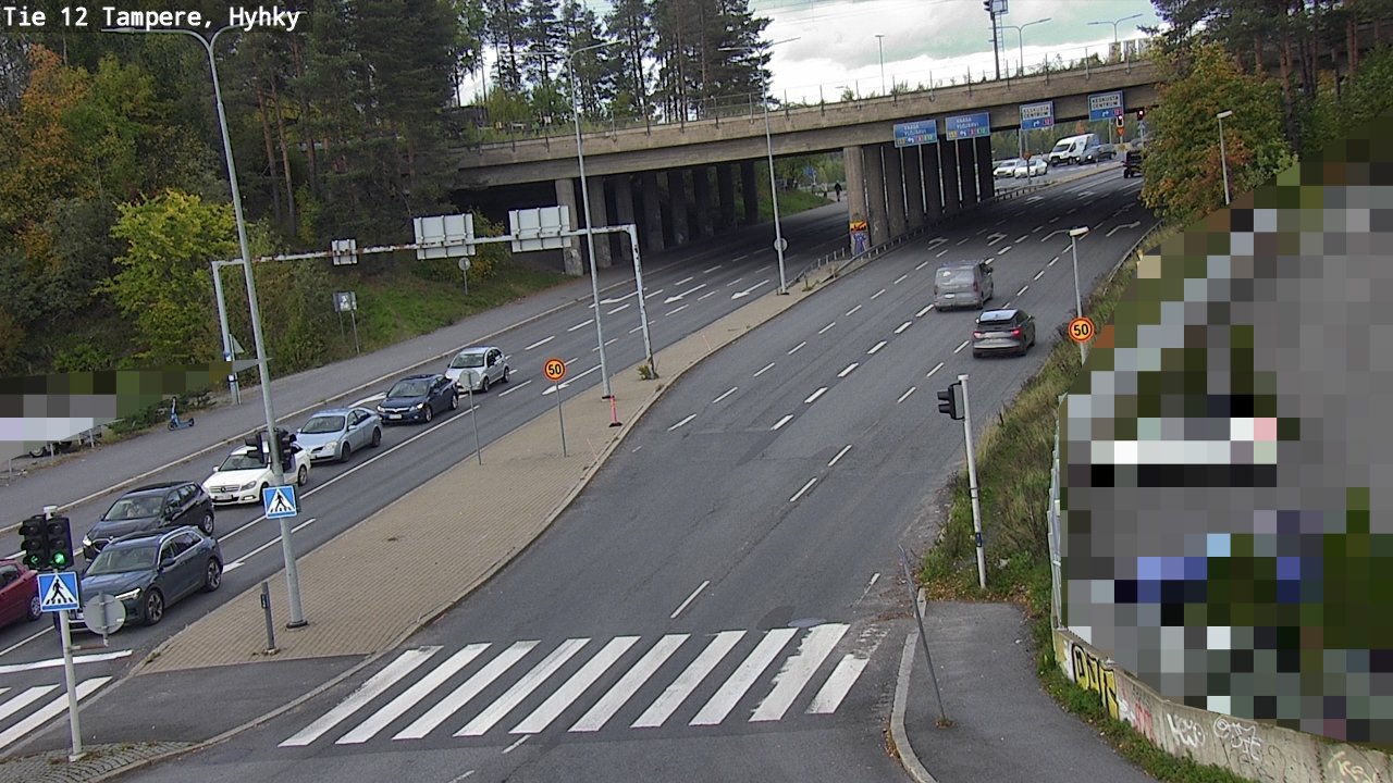 Weather Camera Image Road 12 Tampere, Hyhky, Tampere, Pirkanmaa