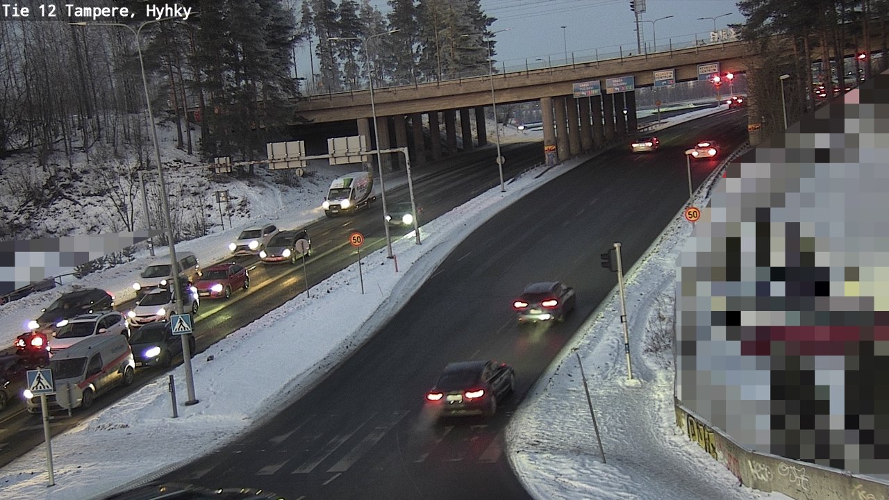 Kelikamerat Kuva Tie 12 Tampere, Hyhky, Tampere, Pirkanmaa