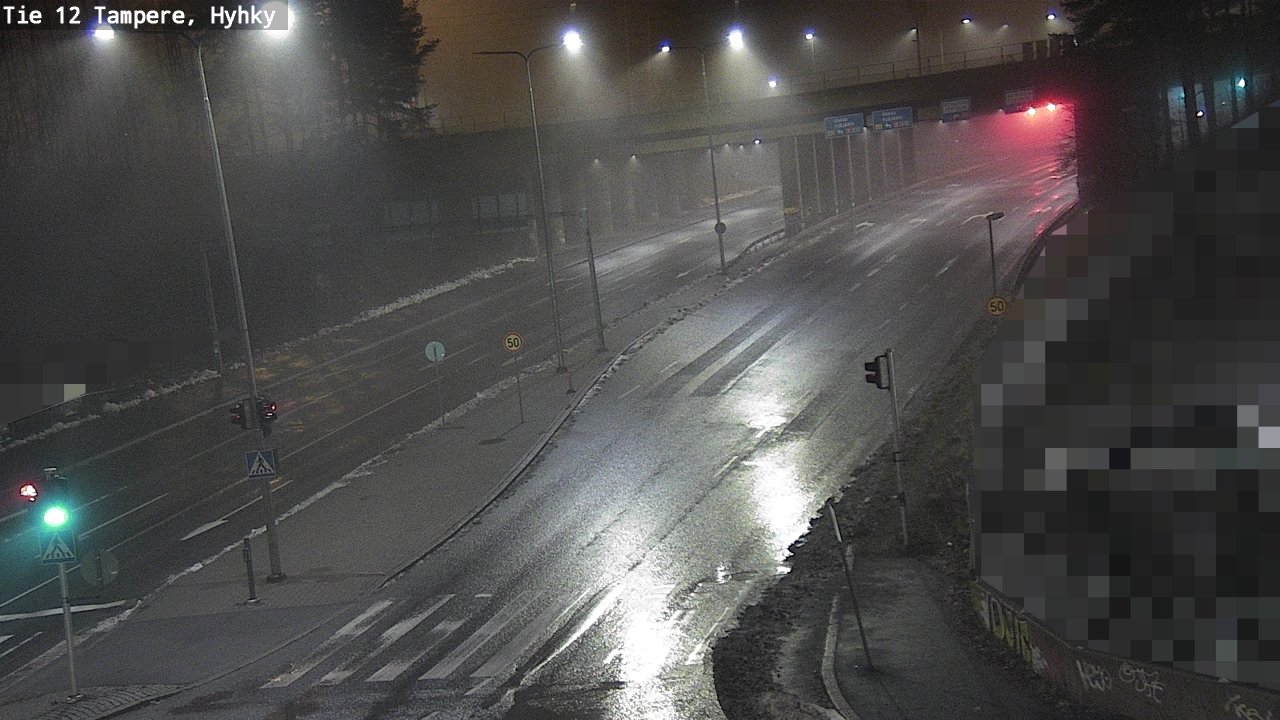 Weather Camera Image Väg 12 Tammerfors, Hyhky, Tampere, Pirkanmaa