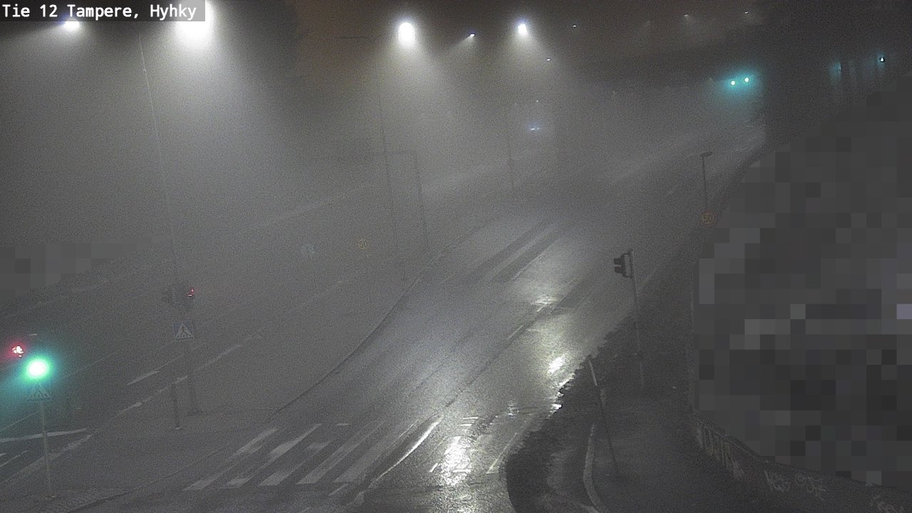 Weather Camera Image Väg 12 Tammerfors, Hyhky, Tampere, Pirkanmaa
