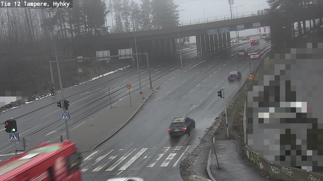 Weather Camera Image Väg 12 Tammerfors, Hyhky, Tampere, Pirkanmaa