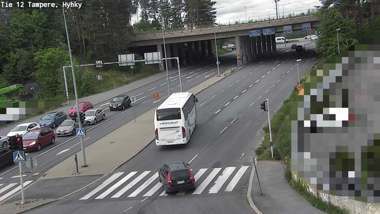 Weather Camera Image Road 12 Tampere, Hyhky, Tampere, Pirkanmaa