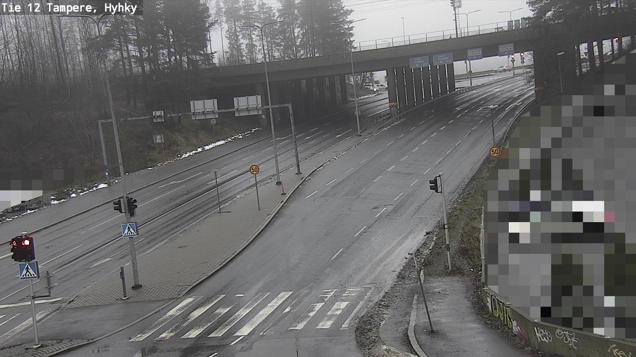 Weather Camera Image Väg 12 Tammerfors, Hyhky, Tampere, Pirkanmaa