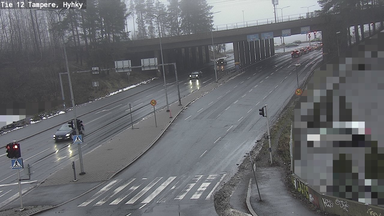 Weather Camera Image Väg 12 Tammerfors, Hyhky, Tampere, Pirkanmaa